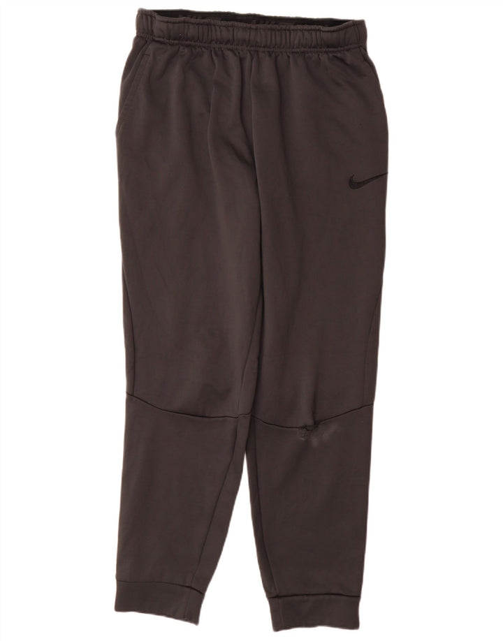 Nike Mens Dri Fit Calças de treino Joggers Grande Cinza Poliéster