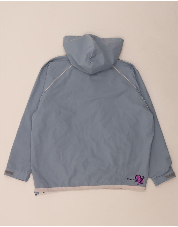 Jaqueta de chuva feminina REEBOK com capuz grande e capuz Reino Unido 16 grande azul