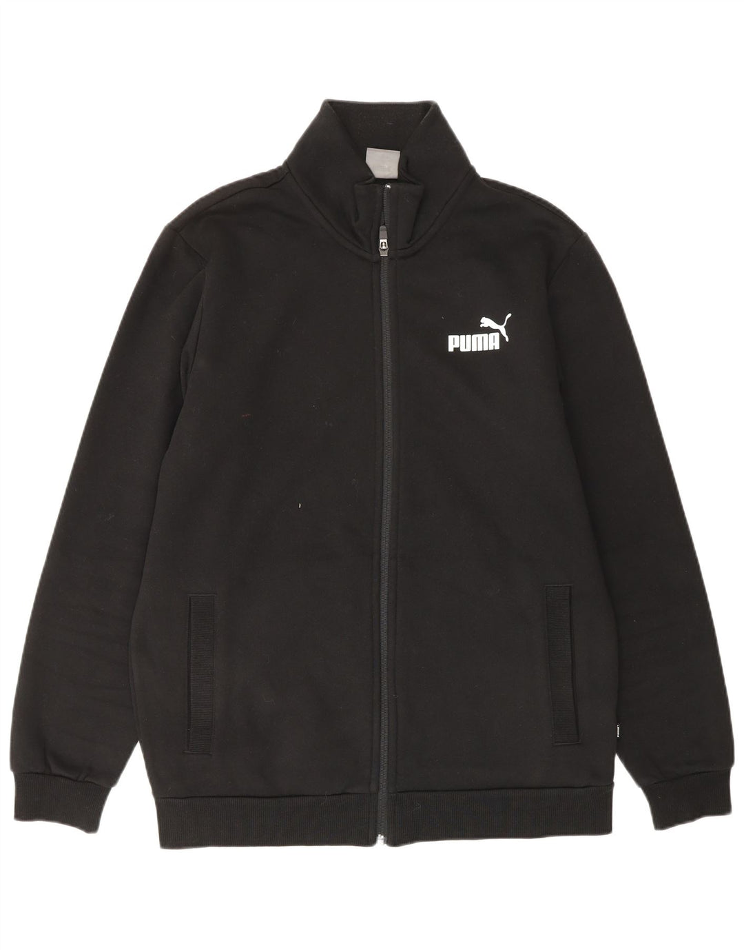 PUMA Mens Tracksuit Top Jacket Médio Algodão Preto