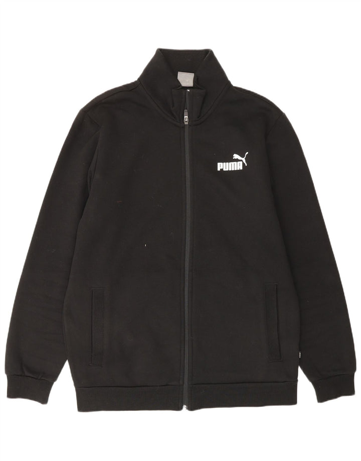 PUMA Mens Tracksuit Top Jacket Médio Algodão Preto