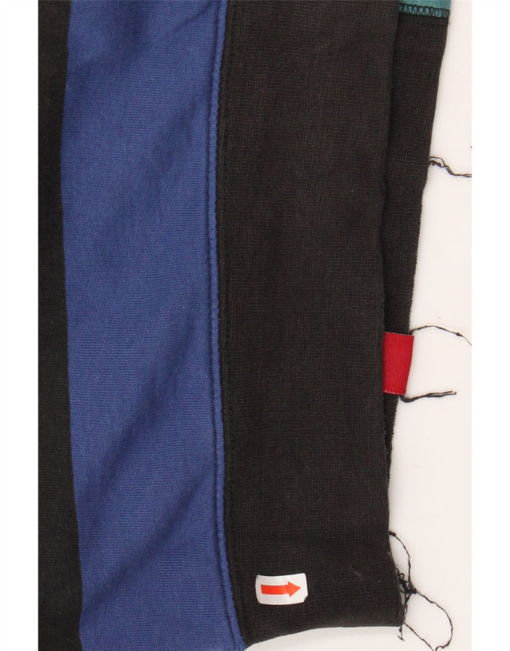 Suéter VANS masculino com capuz e zíper médio listrado multicolorido