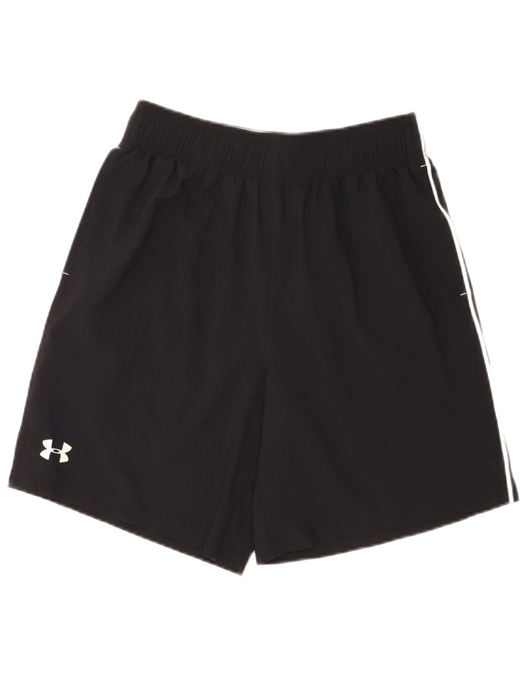 Shorts esportivos gráficos masculinos Under Armour médio preto