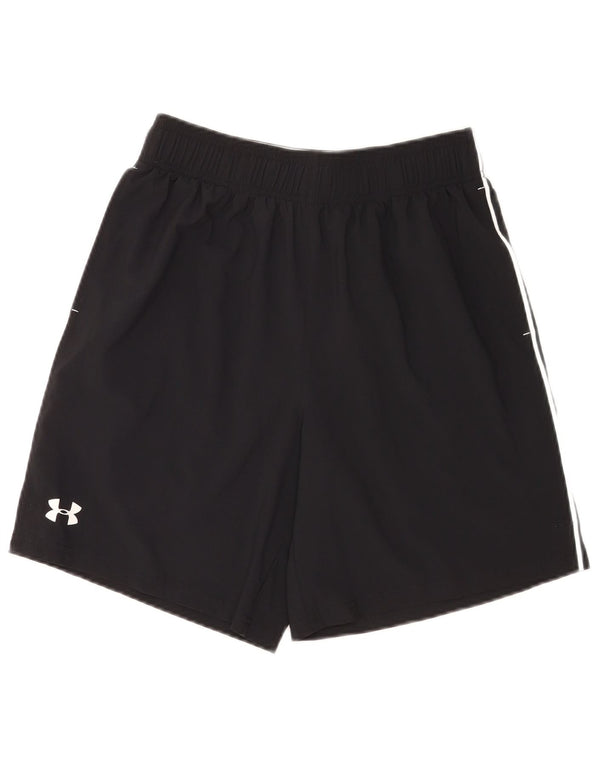Shorts esportivos gráficos masculinos Under Armour médio preto