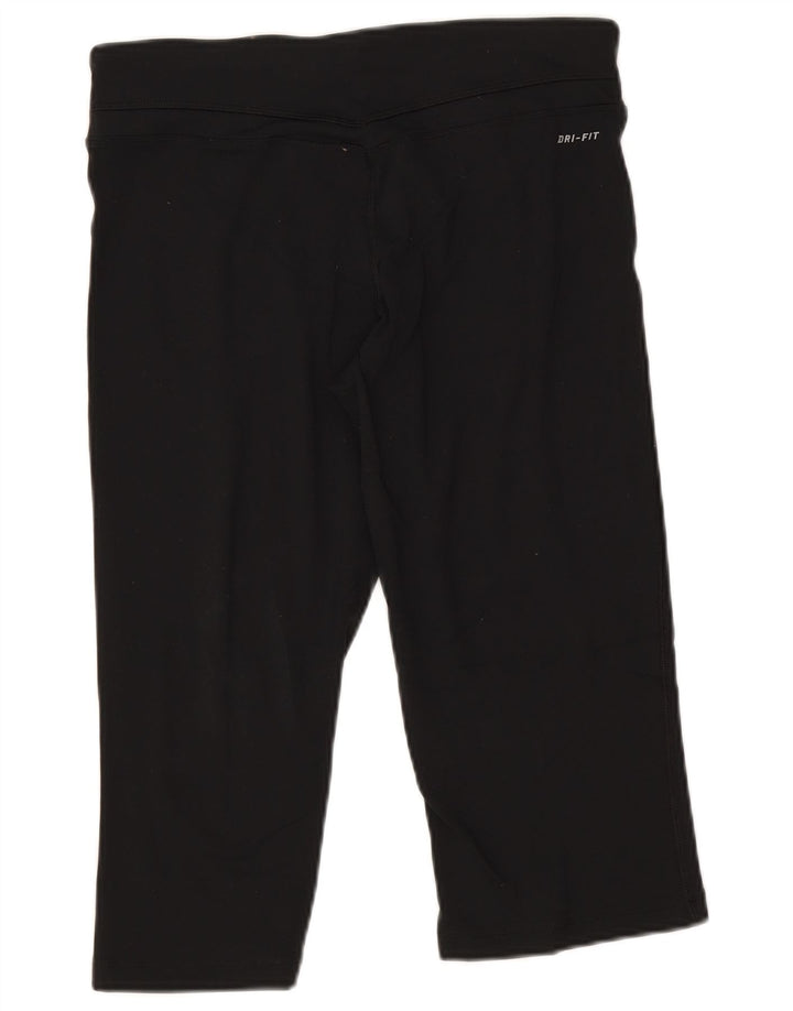 Leggings Nike Dri Fit Capri UK 14 Médio Preto Nylon