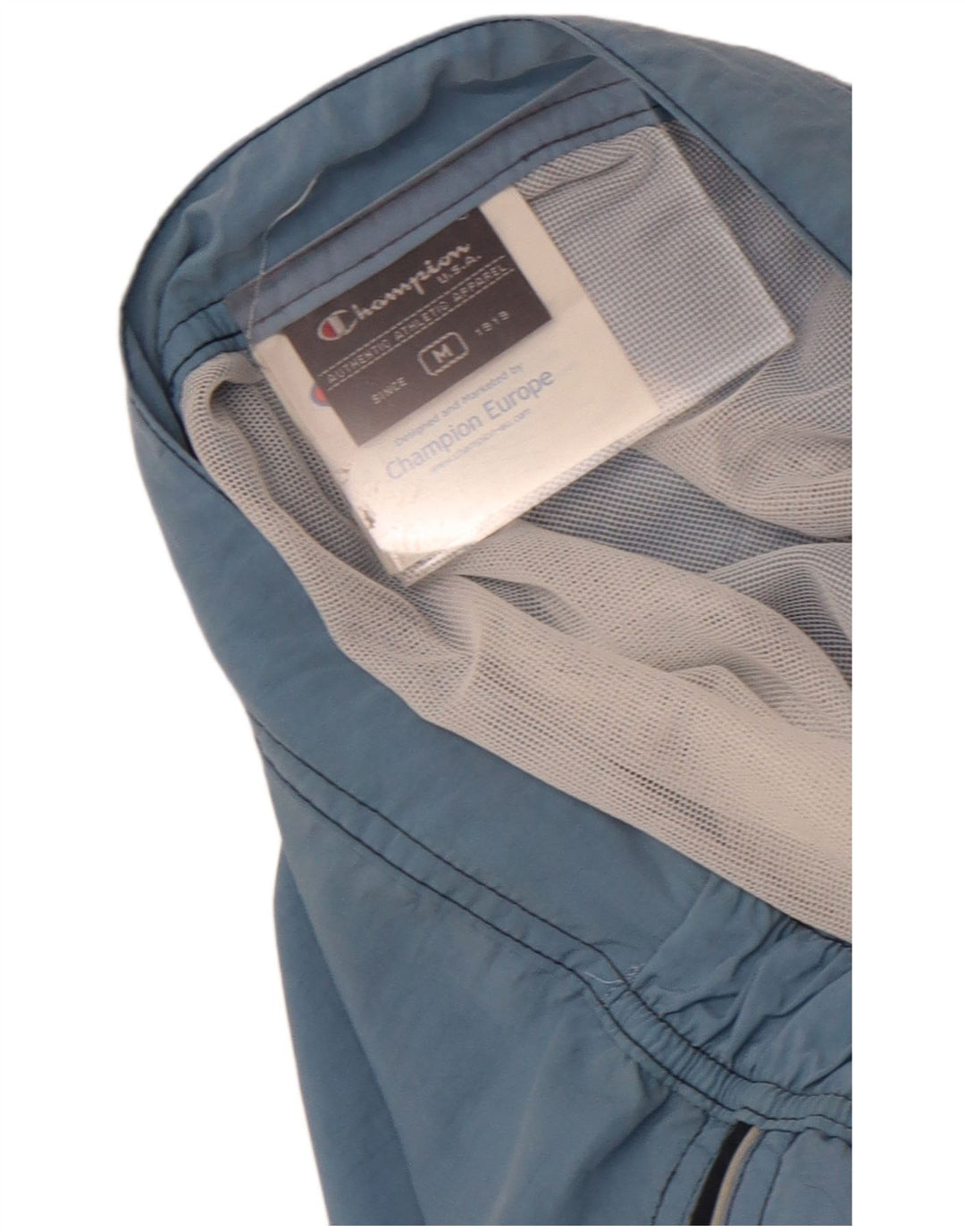 Shorts de natação masculino Champion Graphic azul médio poliamida