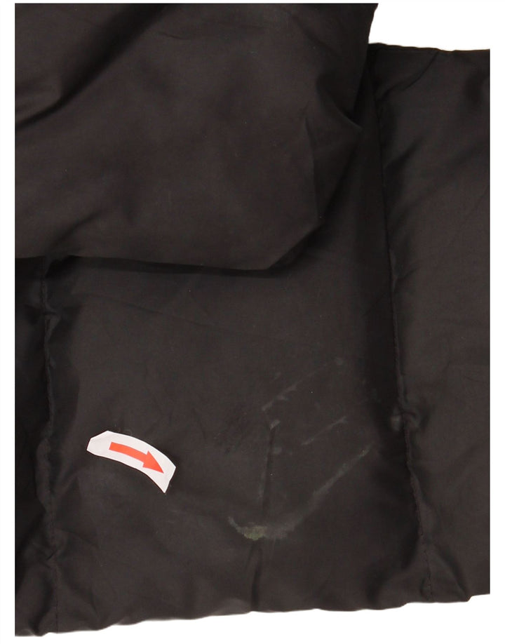 Jaqueta acolchoada feminina Calvin Klein UK 10 poliéster preto pequeno