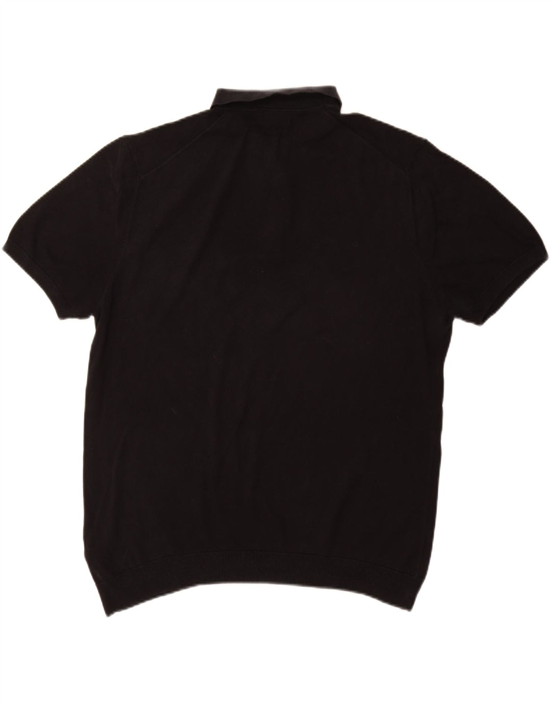 Suéter masculino Marks & Spencer Autograph Polo com gola grande preto