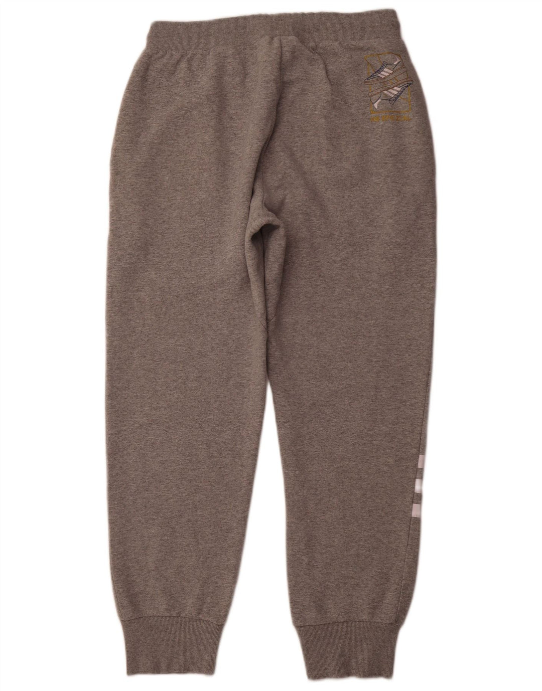 Calças de treino masculinas ADIDAS Joggers grandes de algodão cinza