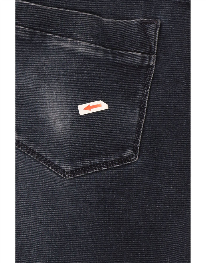 Pierre Cardin Mens Slim Jeans W35 L32 Azul Marinho Algodão