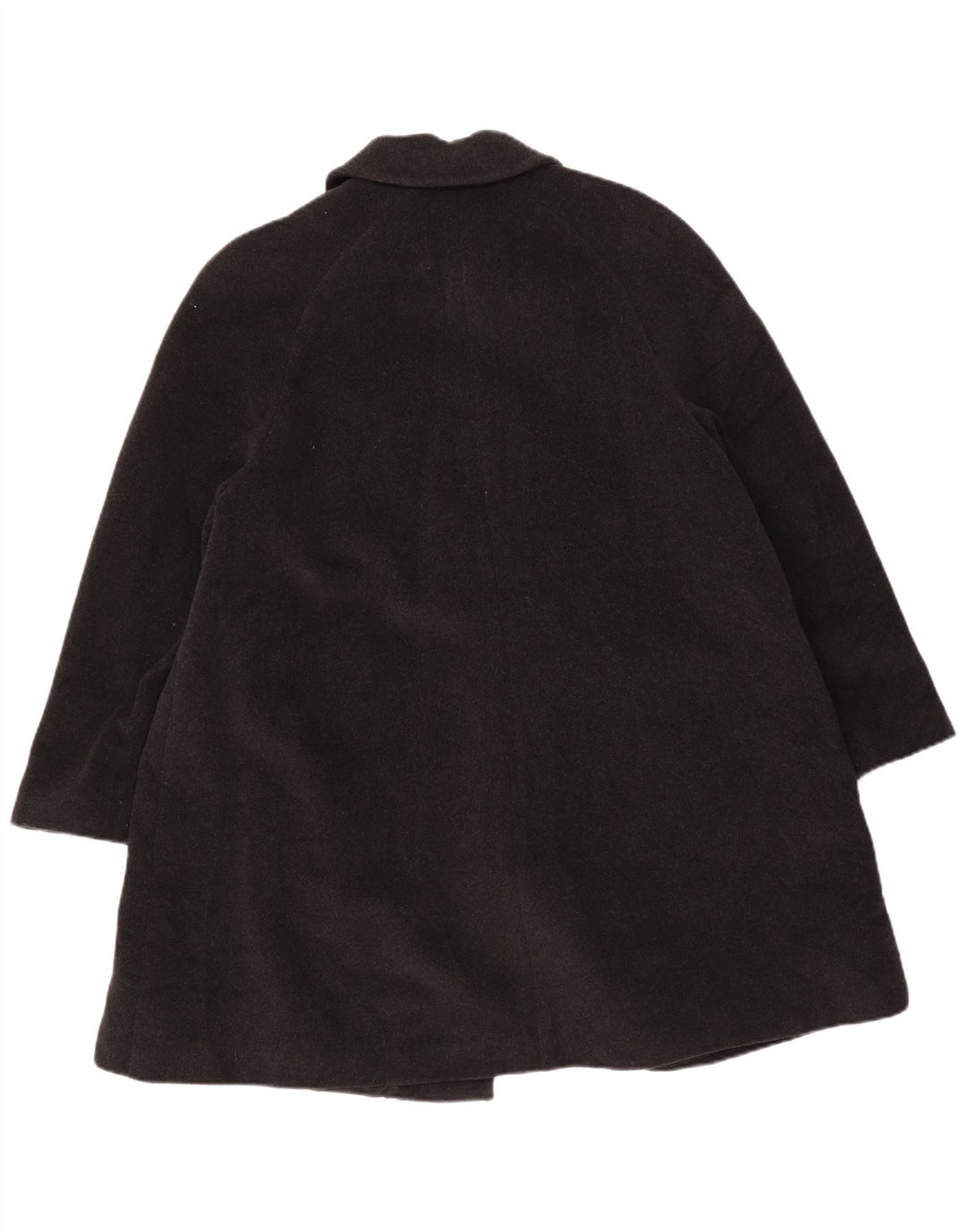 Sobretudo feminino vintage IT 44 lã preta média