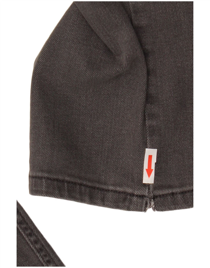 Wrangler Masculino Texas Slim Jeans W32 L34 Cinza Algodão
