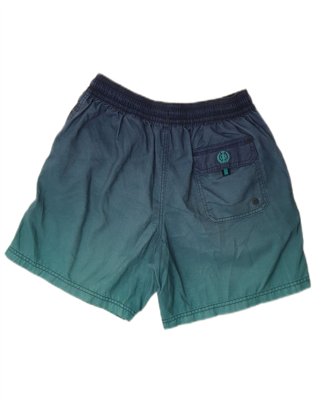 Shorts de natação masculino MARKS & SPENCER pequeno azul tie dye poliéster