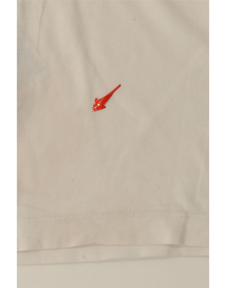 Camiseta masculina NIKE Top grande de algodão branco