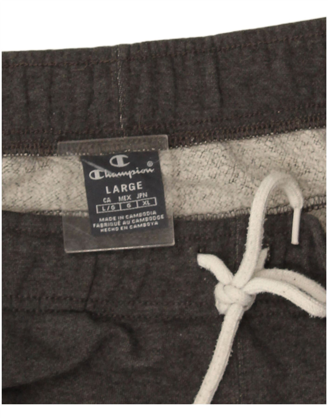 Calça esportiva masculina Champion Graphic Joggers cinza grande