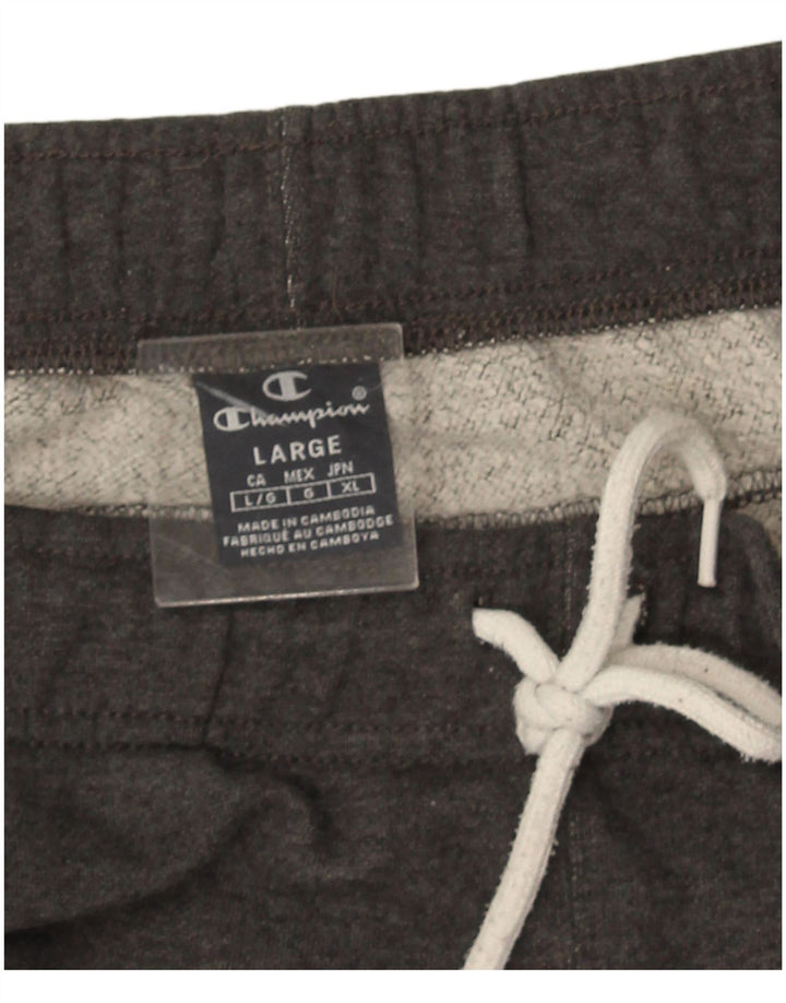 Calça esportiva masculina Champion Graphic Joggers cinza grande