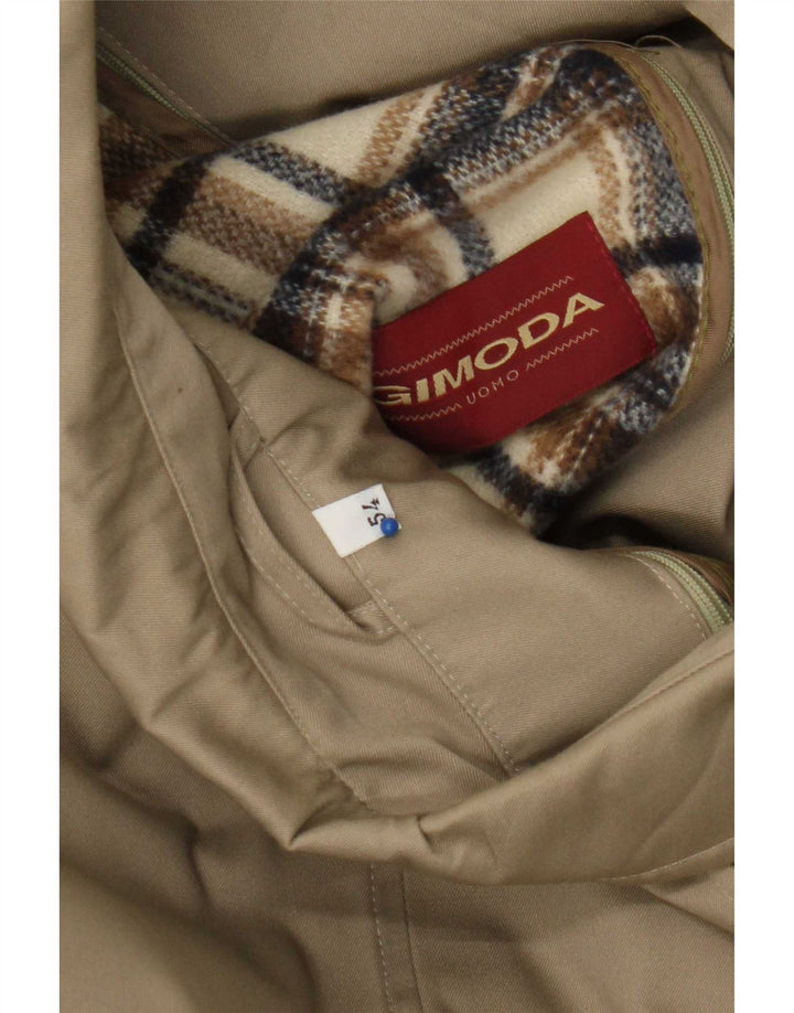 Trench Coat Vintage Masculino IT 54 2XL Bege