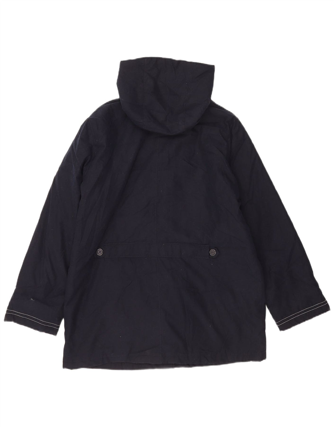 Jaqueta corta-vento feminina com capuz Marks & Spencer Reino Unido 16 grande azul marinho