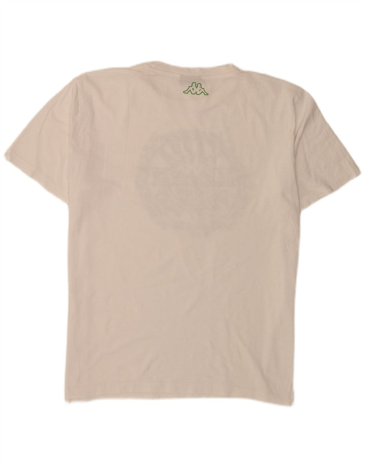 Camiseta gráfica masculina Kappa Top XL branco
