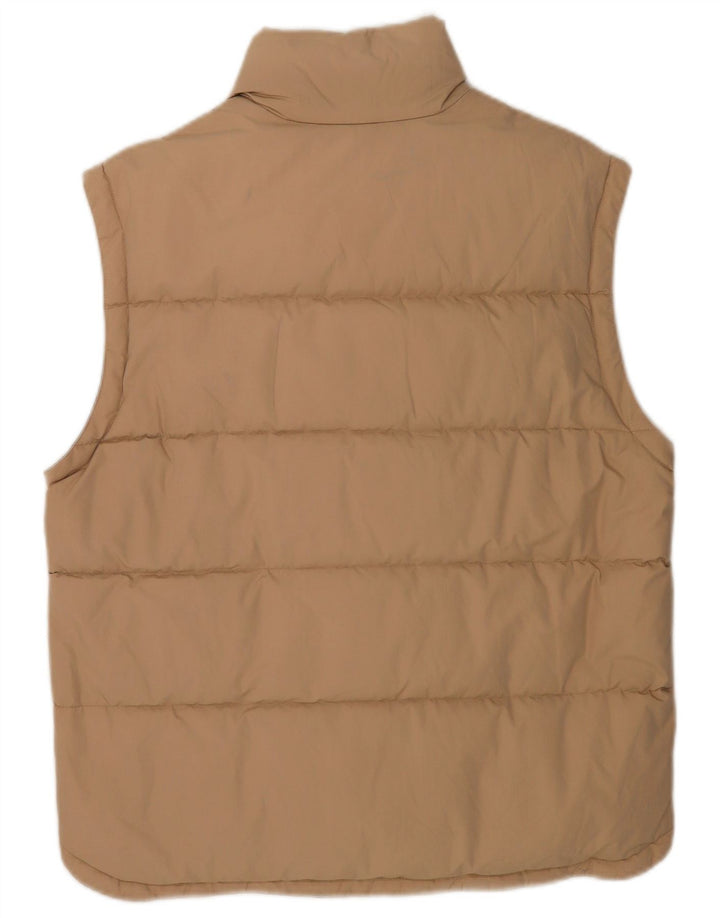 Sergio Tacchini Mens Colete Acolchoado UK 40 Grande Bege