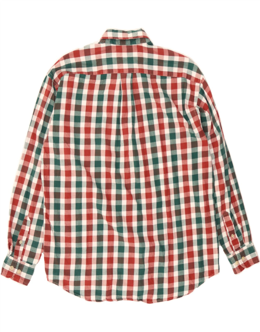 DOCKERS Mens Flannel Shirt Medium Multicoloured Gingham Cotton Vintage Dockers and Second-Hand Dockers from Messina Hembry 