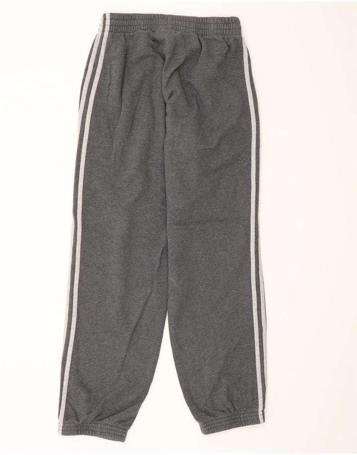 Adidas Mens Treino Calças Joggers Pequeno Algodão Cinza