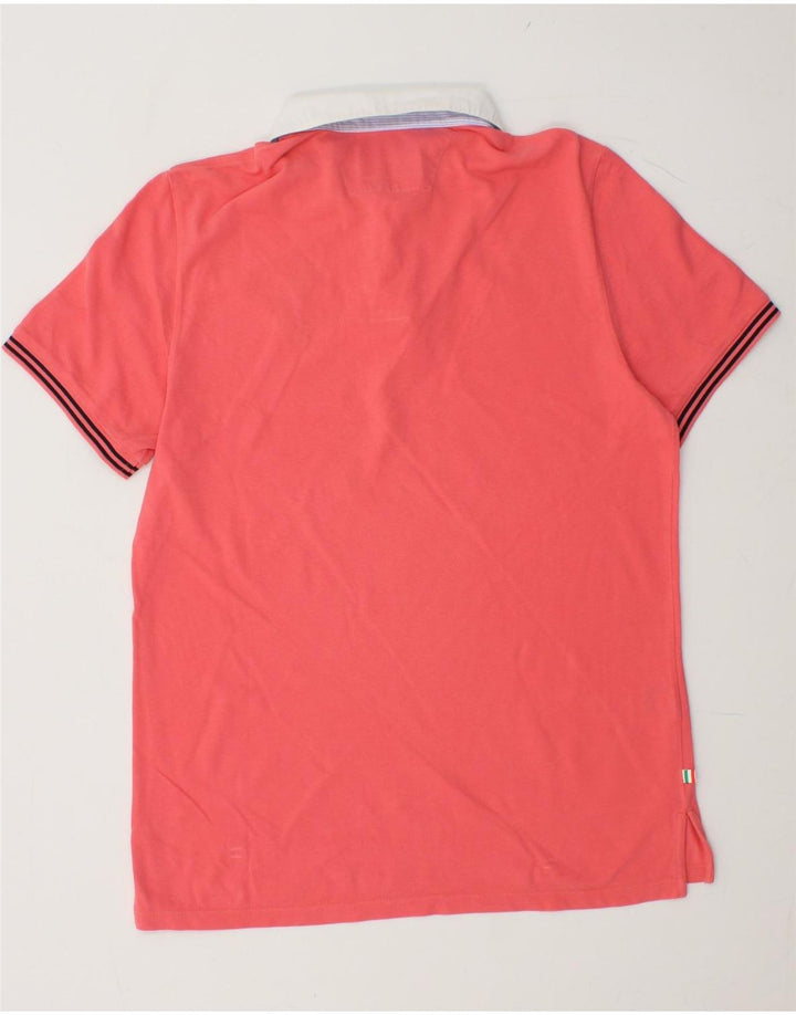 Camisa polo masculina JECKERSON grande algodão rosa