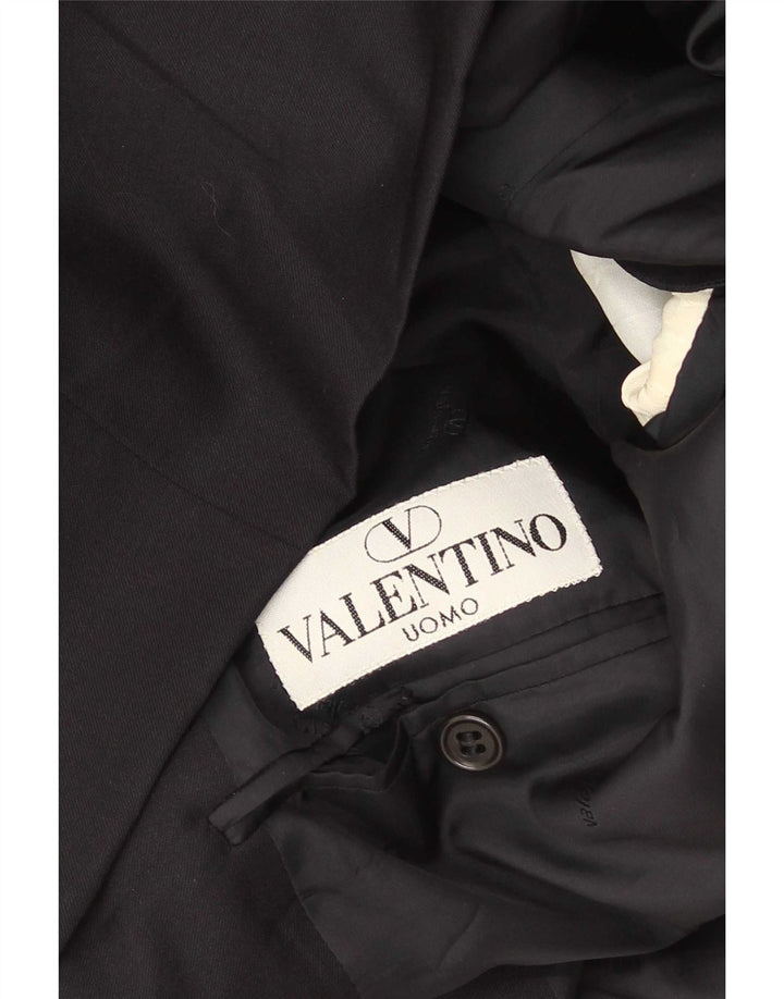 Jaqueta Blazer Masculina Valentino Double Breasted Reino Unido 38 Azul Marinho Médio