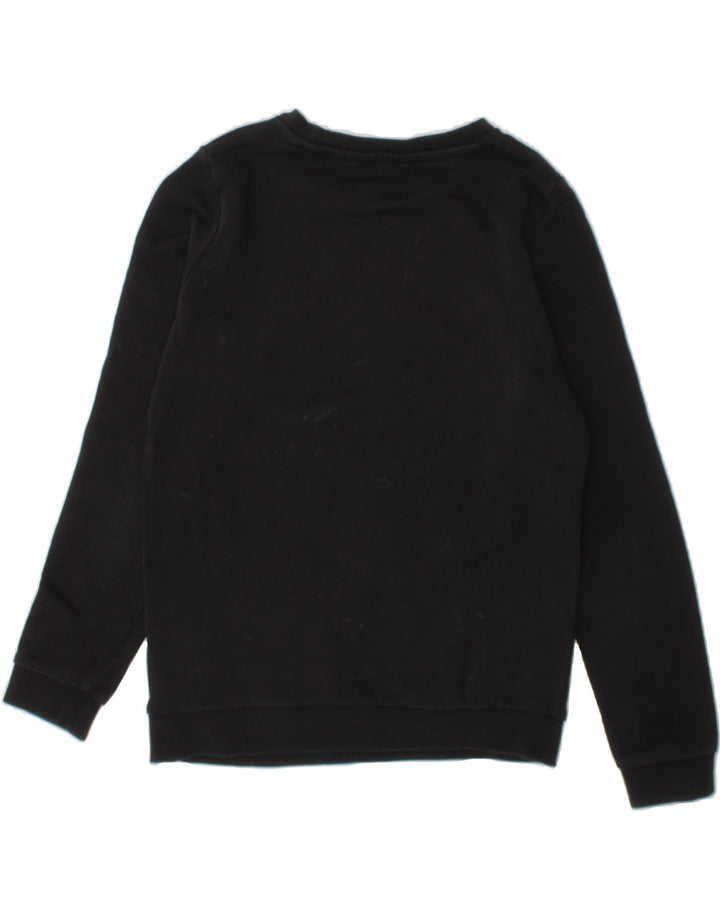 GUESS Girls Graphic Sweatshirt Jumper 7-8 Years Black Cotton Vintage Guess and Second-Hand Guess from Messina Hembry 