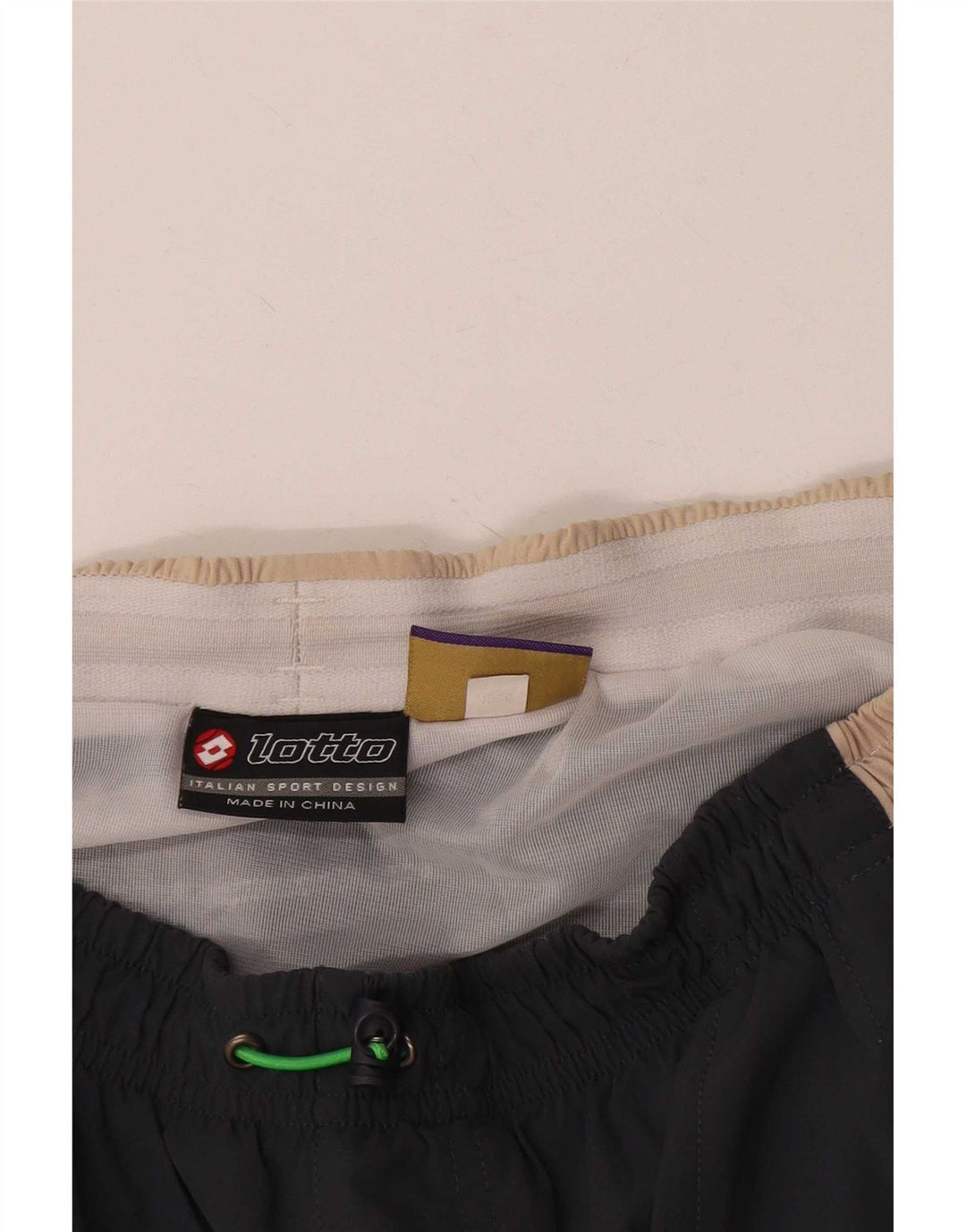 Lotto Mens Sport Shorts Médio Cinza Colorblock