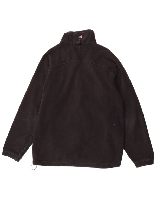 Jaqueta de lã masculina Berghaus UK 42 XL poliéster preto