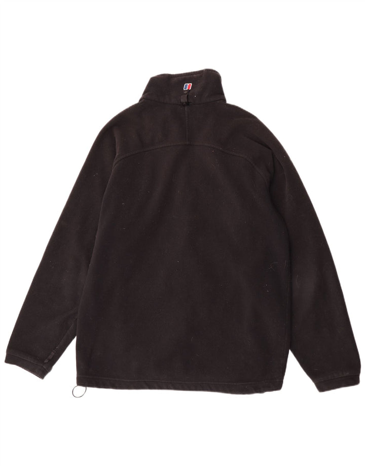 Jaqueta de lã masculina Berghaus UK 42 XL poliéster preto