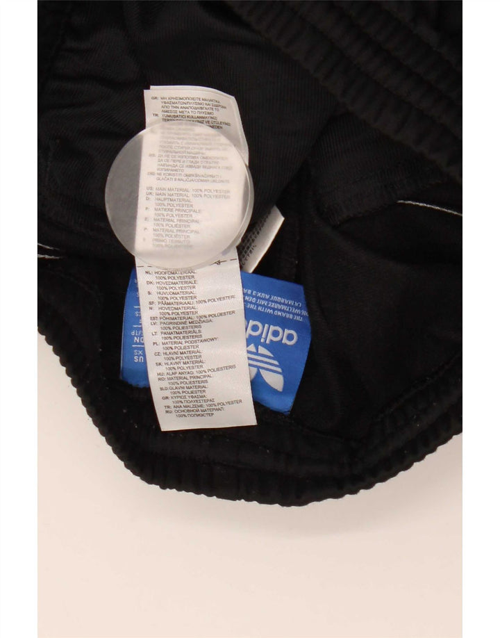 Calças de treino femininas Adidas UK 4 XS poliéster preto