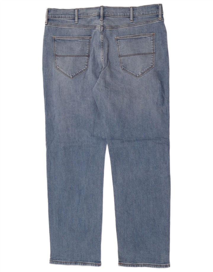 Marks & Spencer Calça jeans reta masculina W36 L29 algodão azul