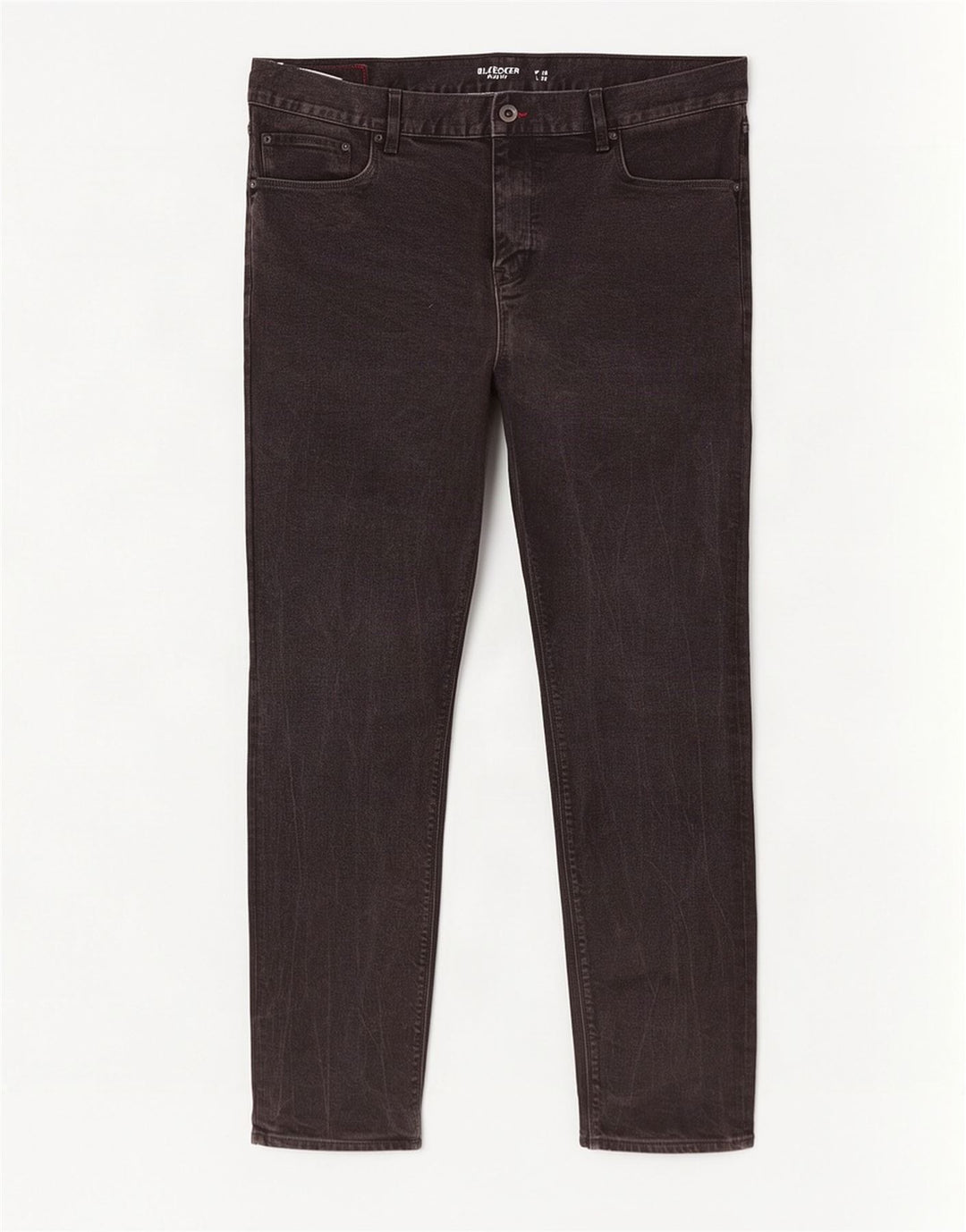Tommy Hilfiger Masculino Bleecker Slim Jeans W40 L32 Algodão Preto