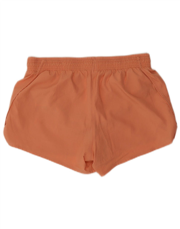 Nike Womens Dri Fit Sport Shorts UK 14 Médio Laranja Poliéster