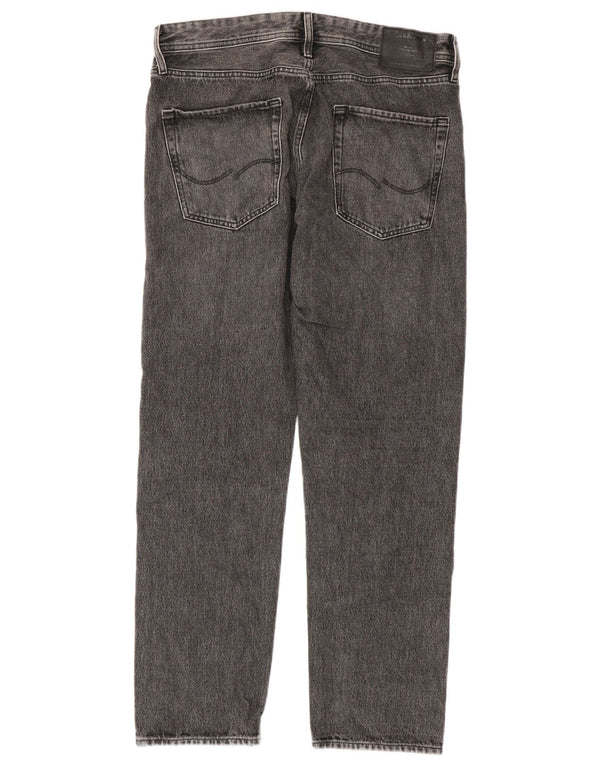 Jeans retos masculinos Jack & Jones W32 L32 algodão cinza
