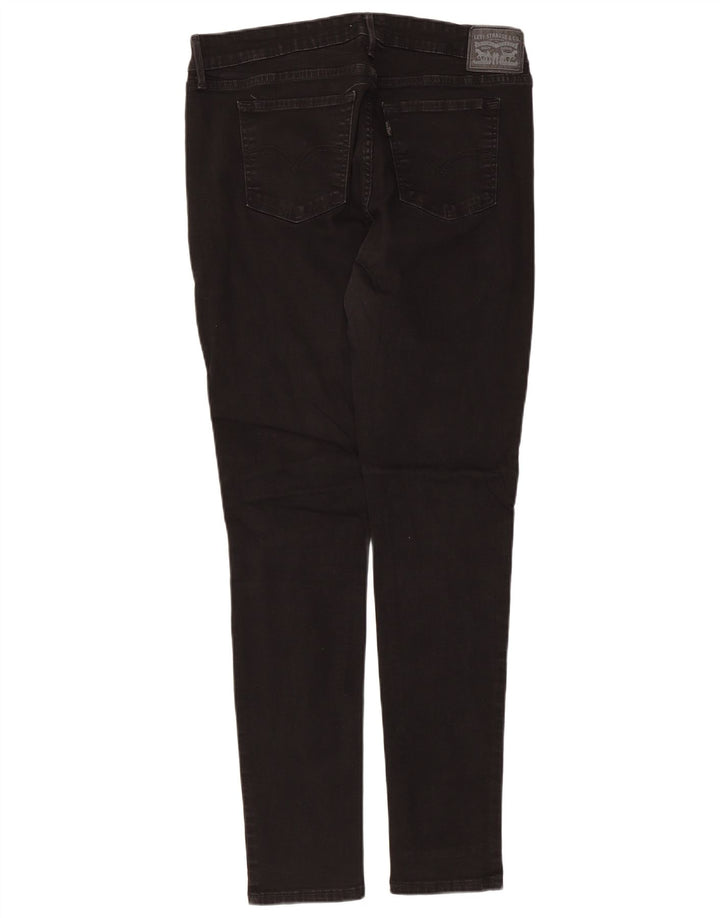 Calça jeans feminina Levi's 711 skinny W32 L30 preta