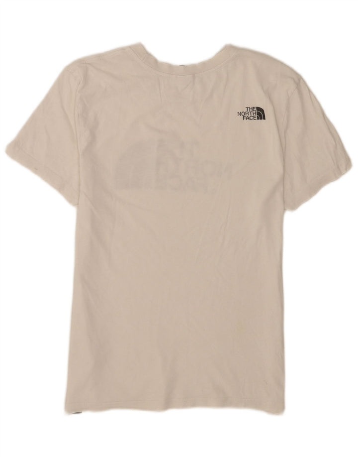 Camiseta gráfica masculina The North Face Top médio algodão branco