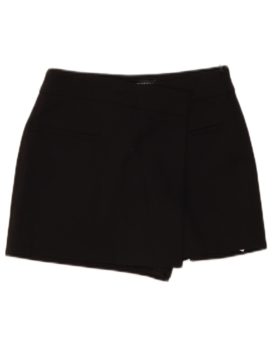 Zara Womens Skort UK 6 XS Poliéster Preto