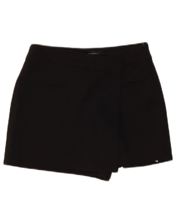 Zara Womens Skort UK 6 XS Poliéster Preto