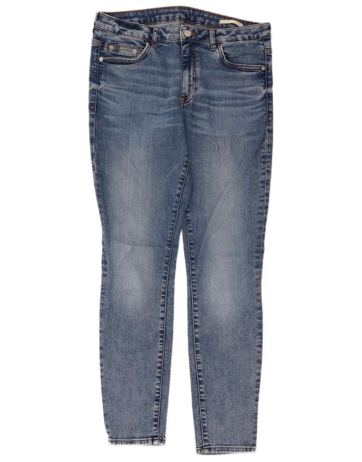 Calça jeans skinny feminina Esprit W31 L30 azul algodão