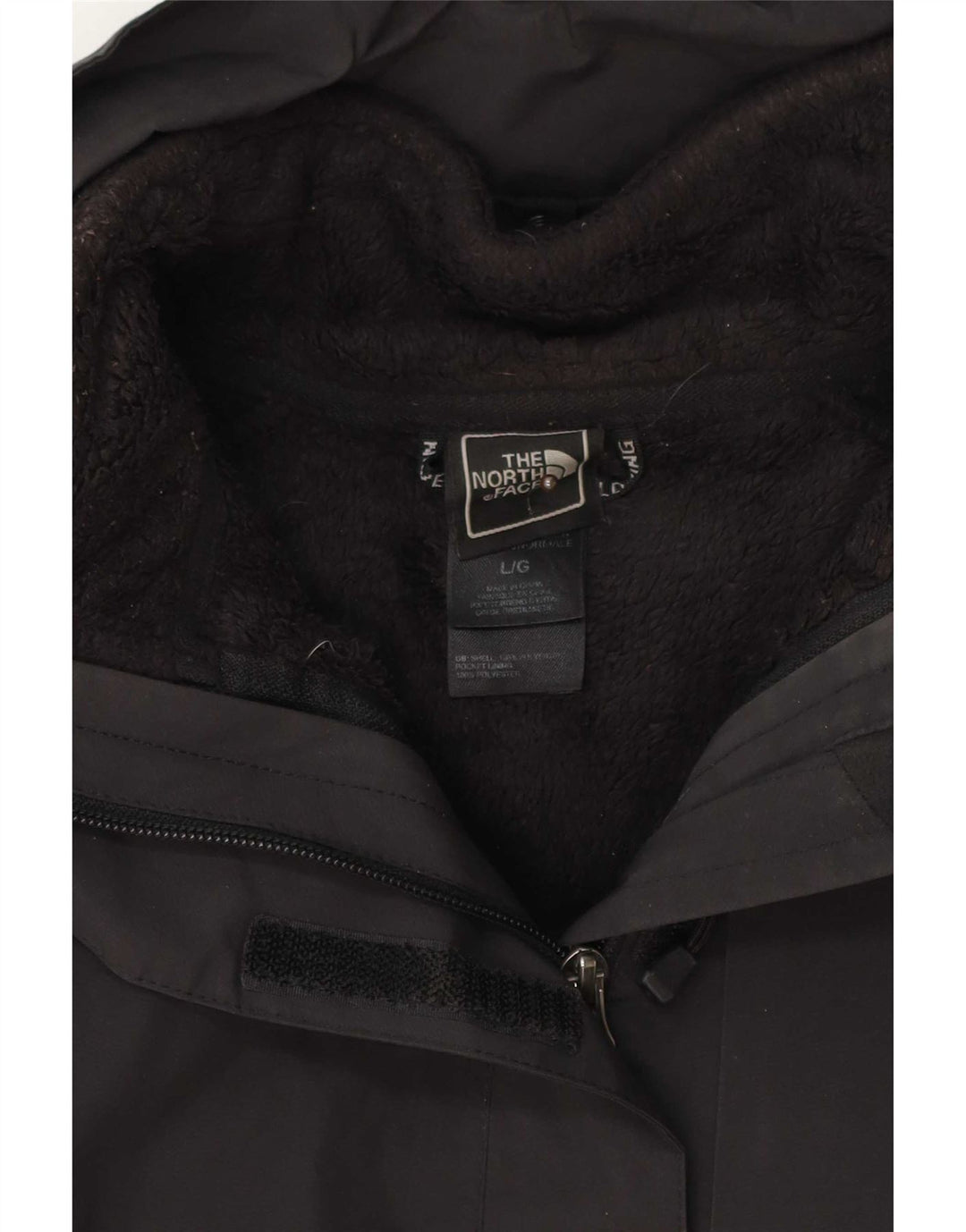 Jaqueta corta-vento feminina The North Face UK 16 grande poliéster preto