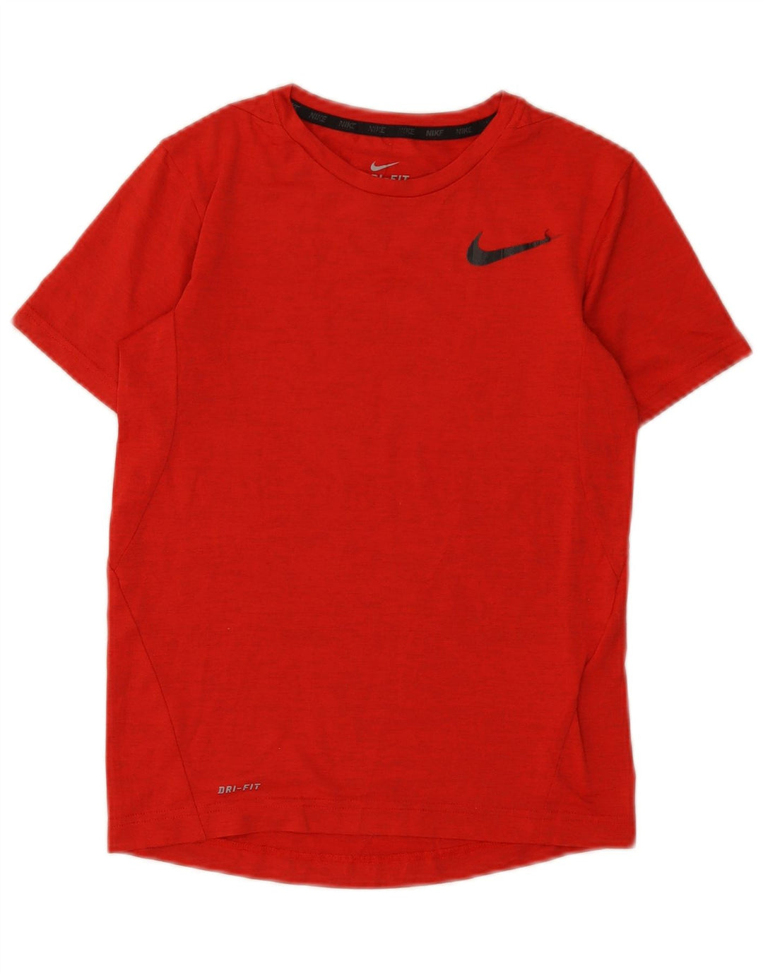Camiseta Nike Boys Dri Fit Top 10-11 Anos Médio Poliéster Vermelho Manchado