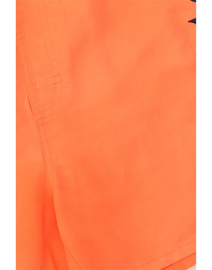 Sundek Mens Graphic Natação Shorts Médio Laranja Poliéster