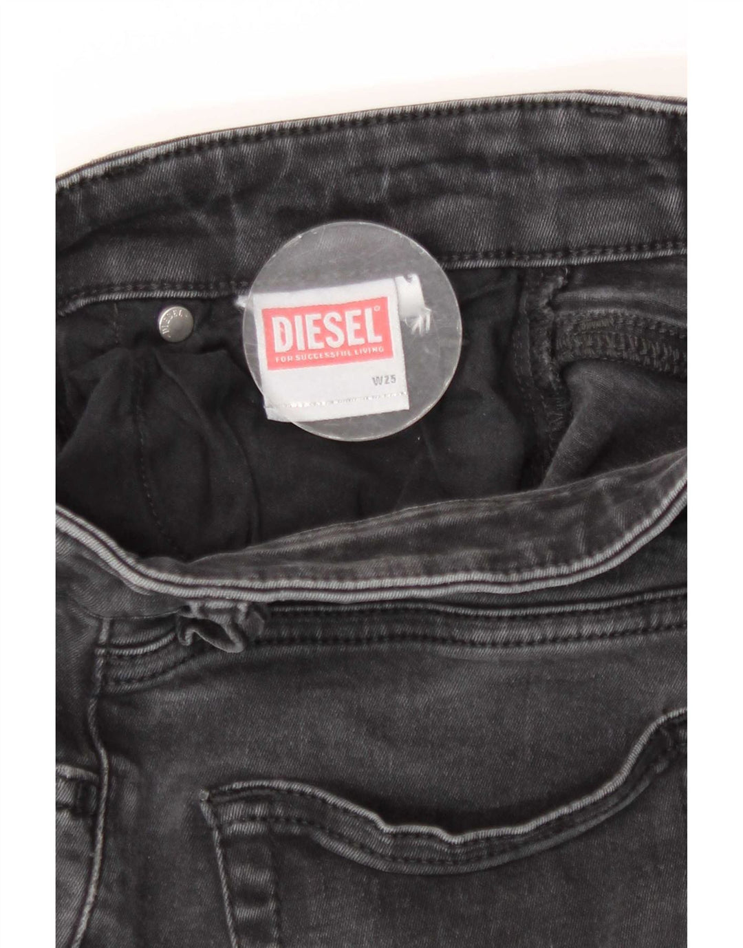 Jeans skinny feminino Diesel W25 L30 cinza