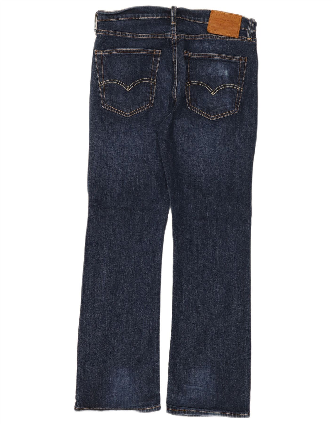 Levi's Masculino 527 Bootcut Jeans W32 L30 Azul Marinho Algodão