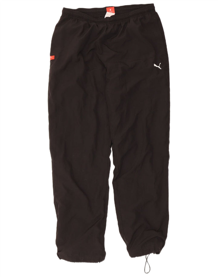 Calça de treino masculina Puma Joggers grande poliéster preto