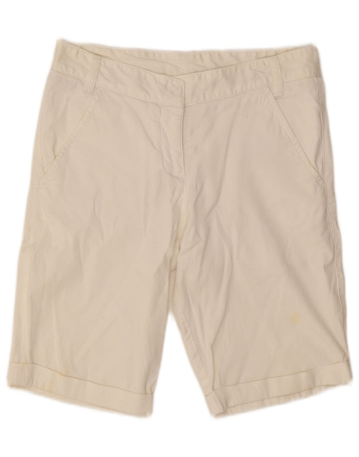 Shorts Chino Feminino Kappa IT 42 Médio W30 Off White Algodão