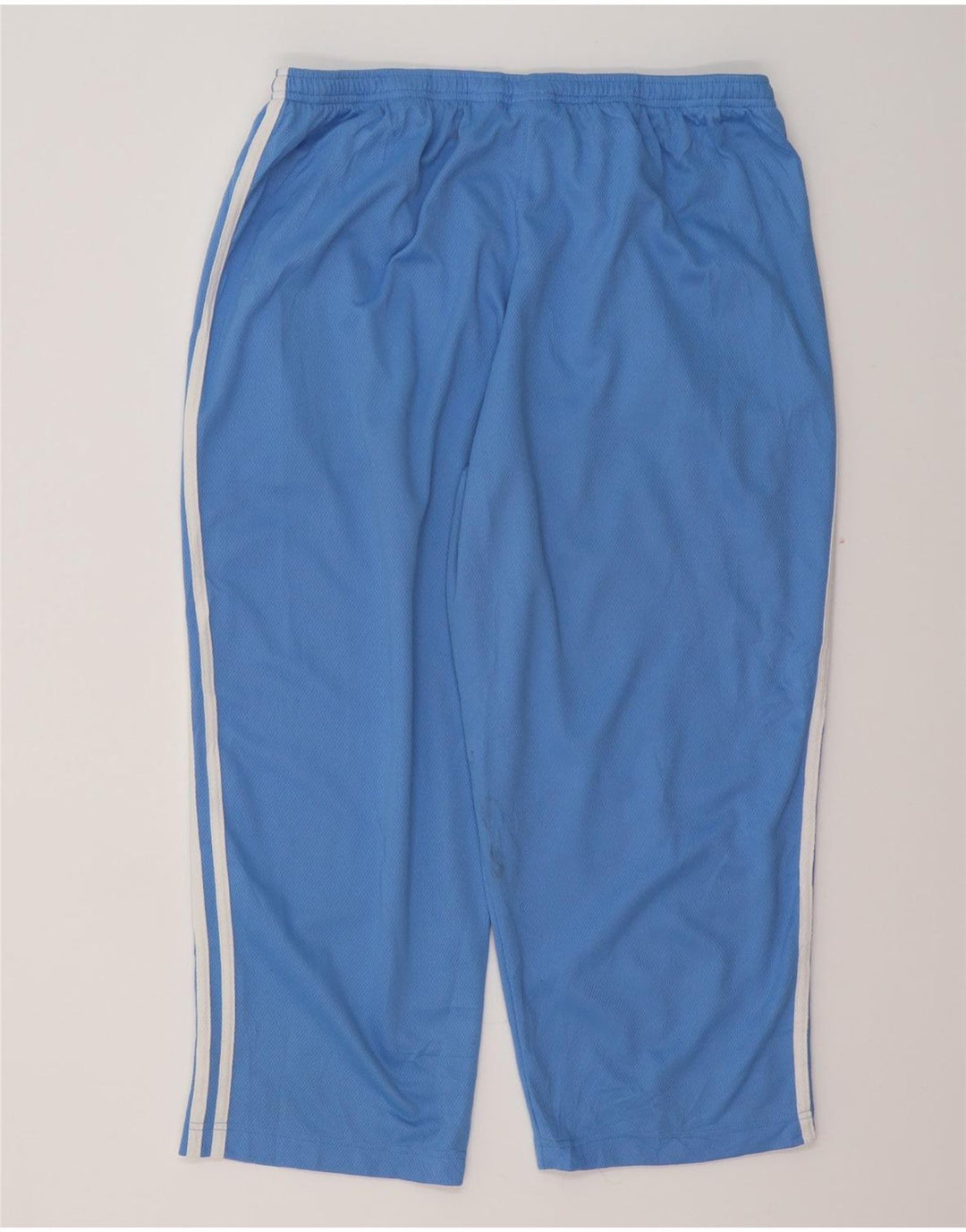 ADIDAS Womens Capri Calças de treino UK 18 XL Azul Poliéster