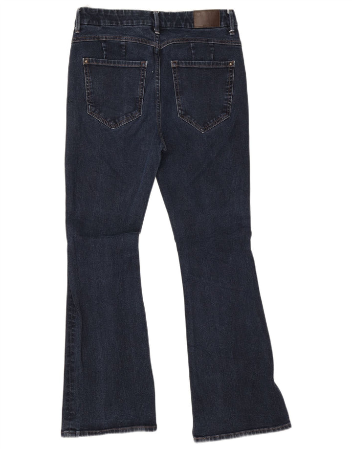 Calça jeans feminina Marks & Spencer UK 12 médio W28 L27 algodão azul marinho